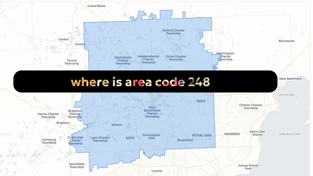 where is area code 248